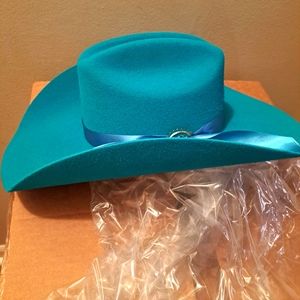 Turquoise Cody James  cowboy hat 6 3/4